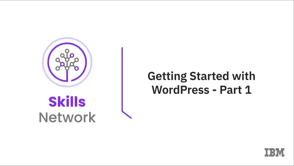 1.06a Getting Started with WordPress, Part 1.