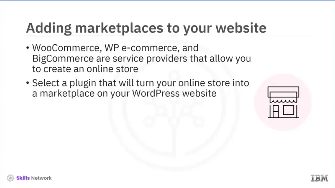 Adding marketplaces to your website.