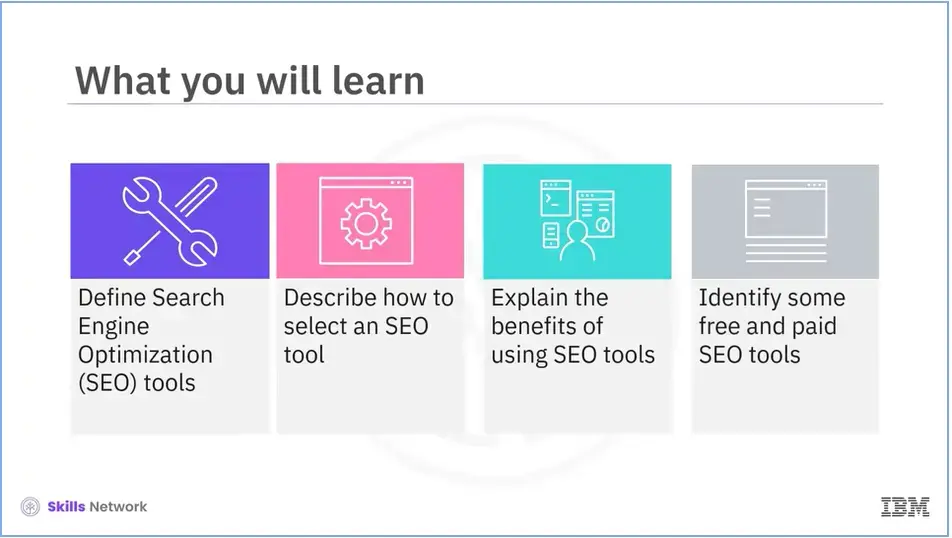 Summary popular SEO tools, how to select a tool, benefits of SEO and 
    some free/paid tools.