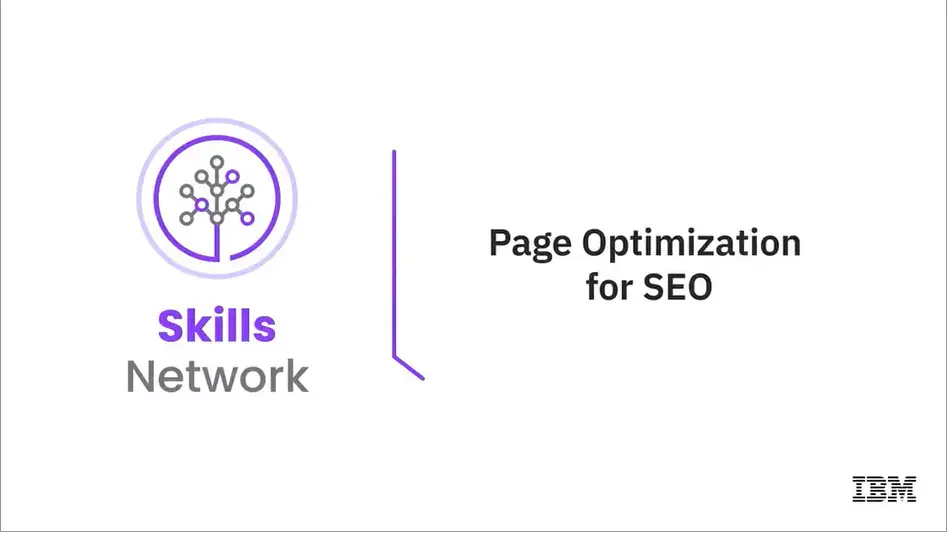 2.05 Page Optimization for SEO.