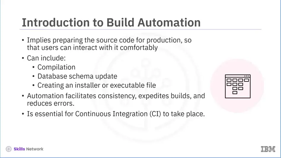 Introduction to Build Automation.