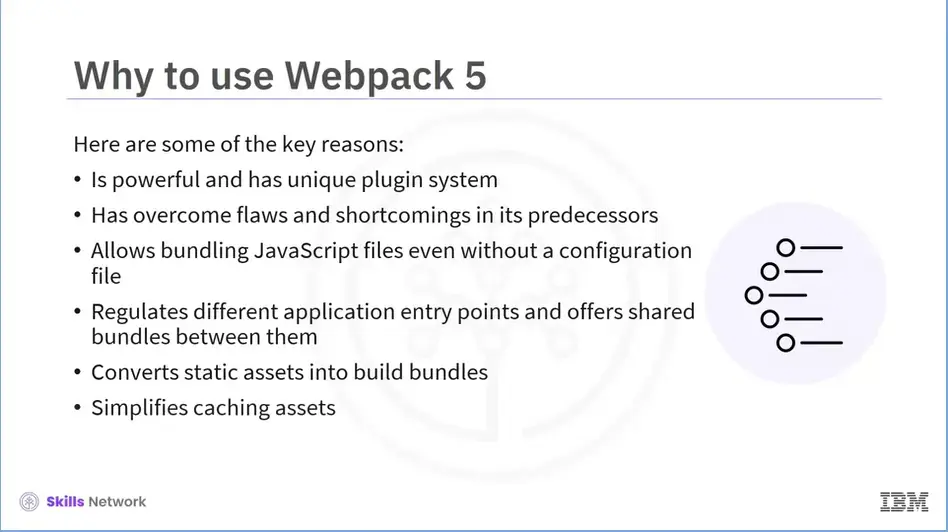 Why use Webpack 5.