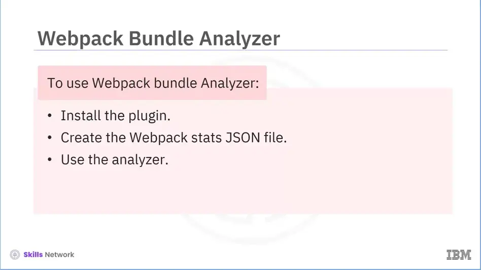 Webpack tool: Webpack Bundle Analyzer, cont'd.