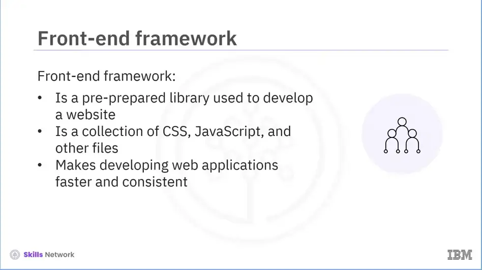 Front-end Framework.