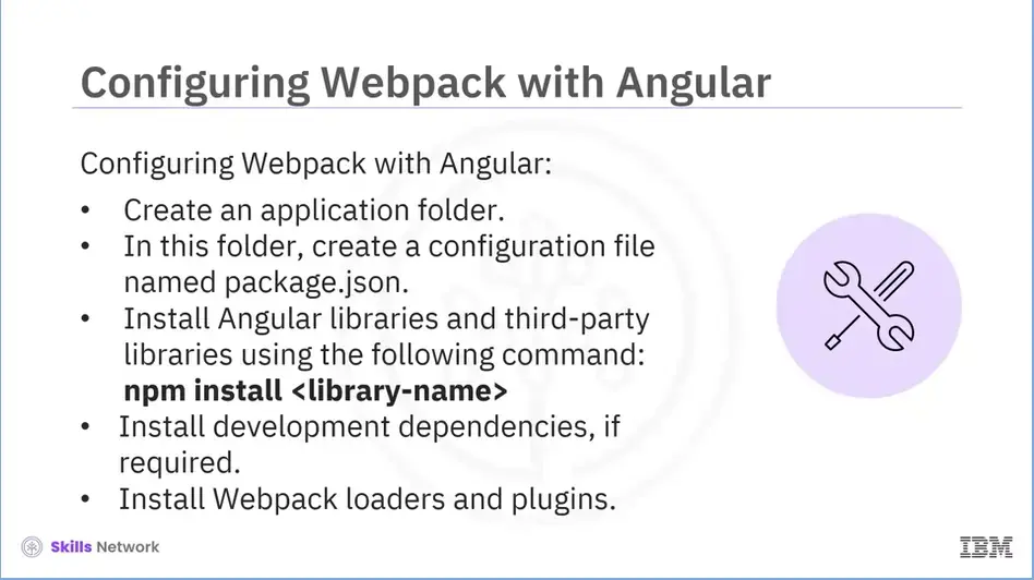 Configuring Webpack with Angular, cont'd.