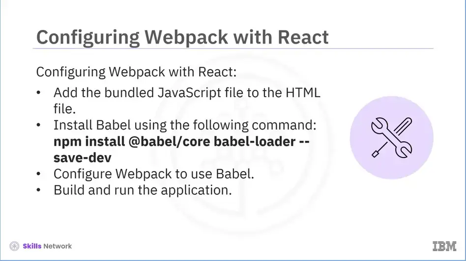 Configuring Webpack with React, part 4.