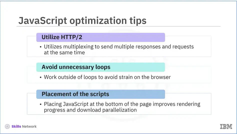 More JavaScript optimization tips.