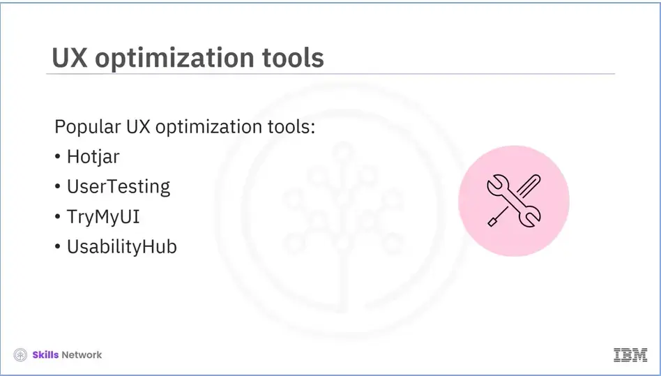 UX (User Experience) optimization tools, cont'd.