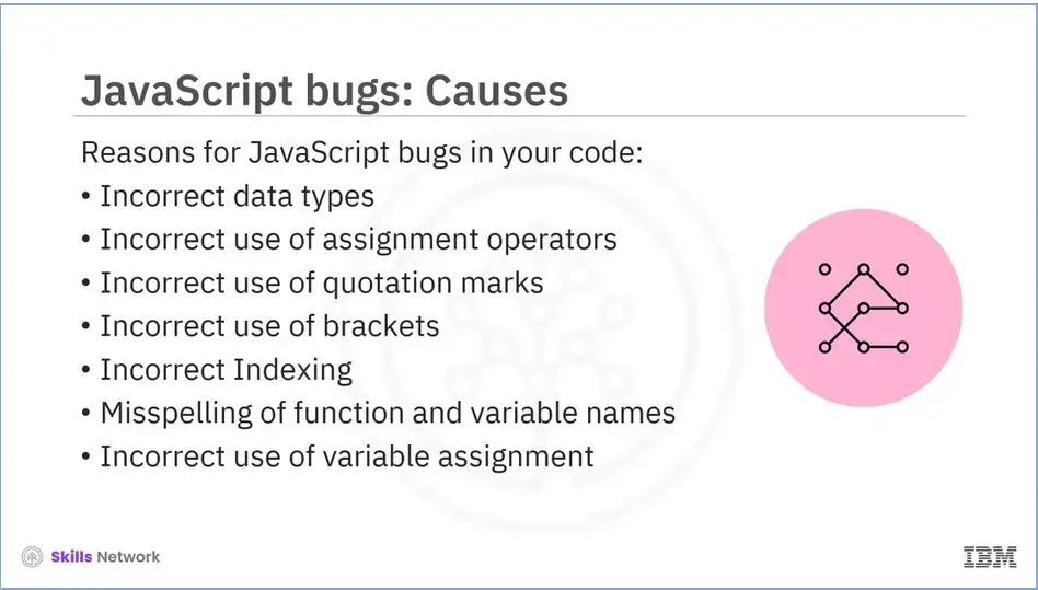 JavaScript bugs: causes.