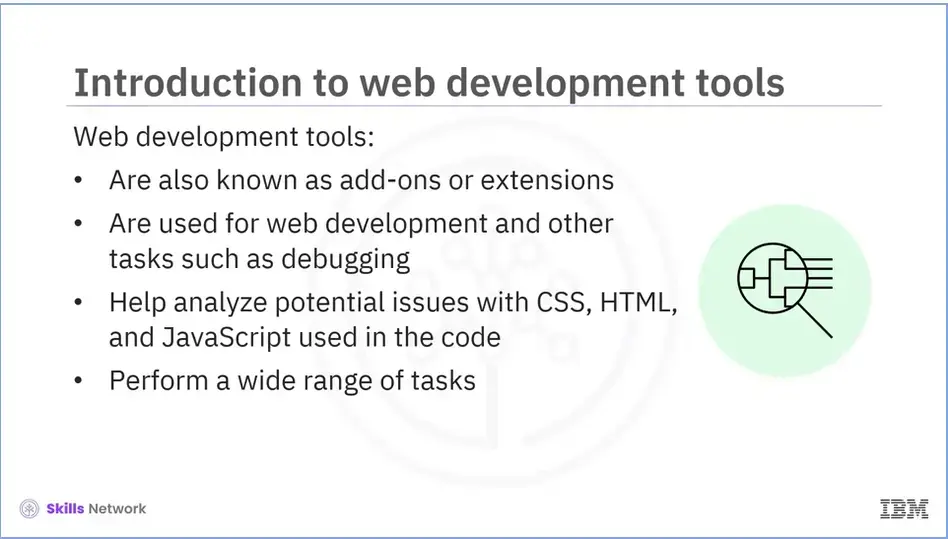 Introduction to Web Development Tools.