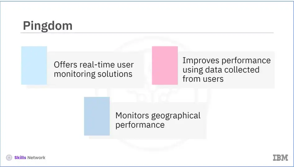 Pingdom, cont'd: Offers real-time user monitoring services.  Hands-on spies I guess.